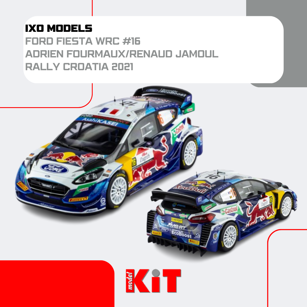 Ford Fiesta WRC #16 Adrien Fourmaux/Renaud Jamoul  Rally Croatia 2021