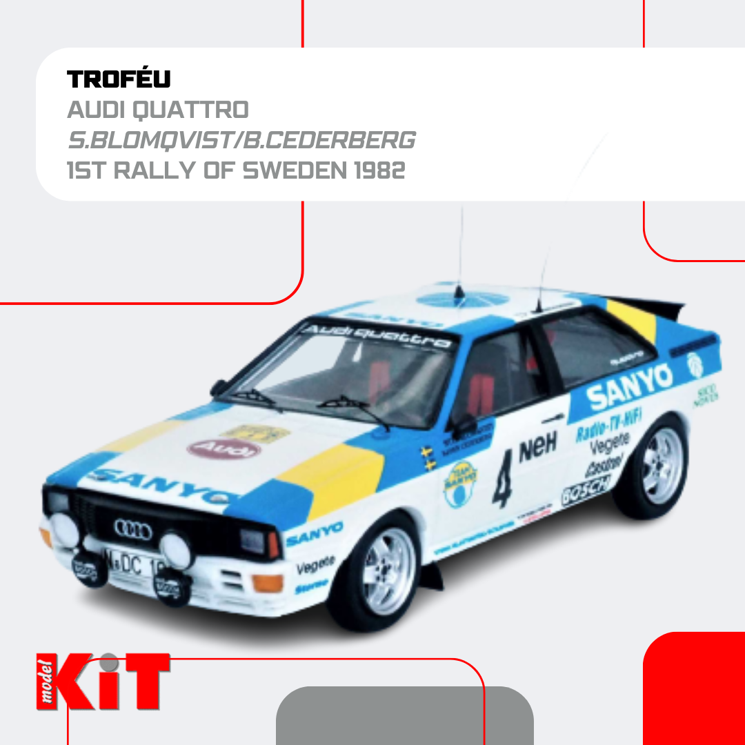 Audi Quattro Stig Blomqvist/Bjorn Cederberg Winner Rally of Sweden 1982 