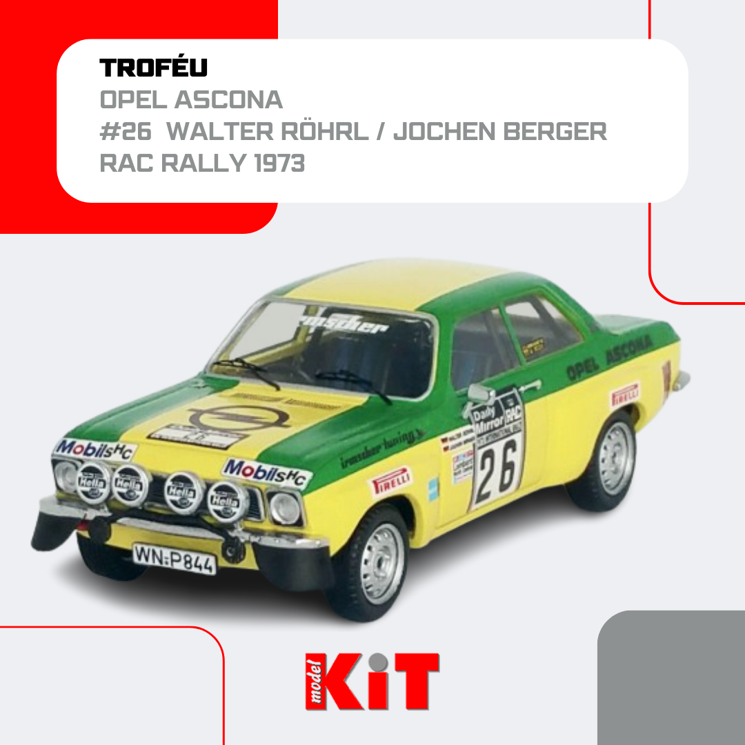 Opel Ascona #26 Walter Röhrl / Jochen Berger  - RAC Rally 1973