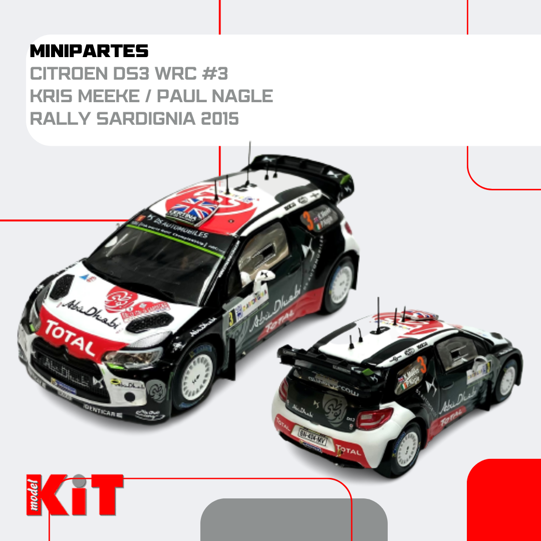 Citroen DS3 WRC #3 Kris Meeke / Paul Nagle  Rally Sardignia 2015