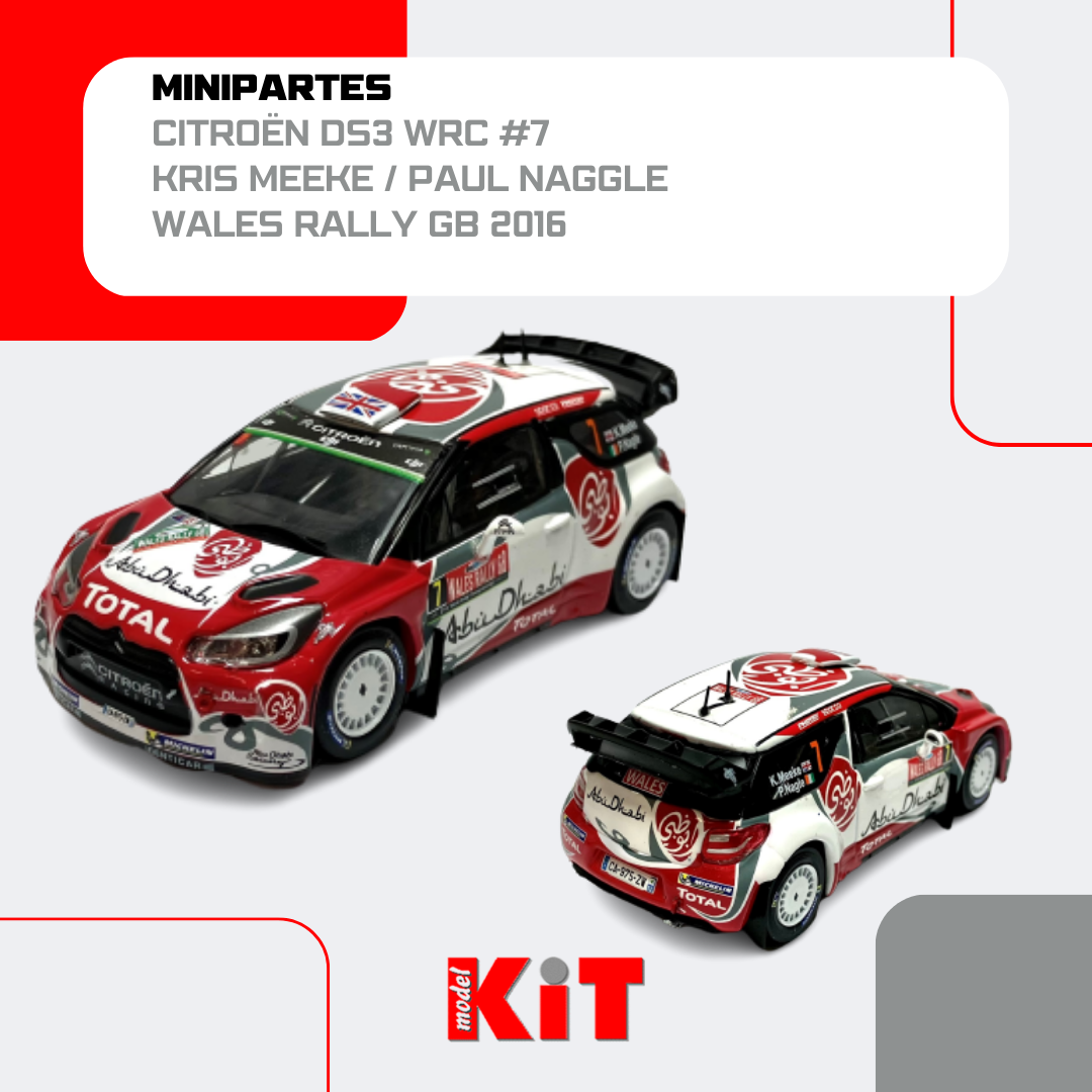 Citroën DS3 WRC #7  Kris Meeke / Paul Naggle  Wales Rally GB 2016 