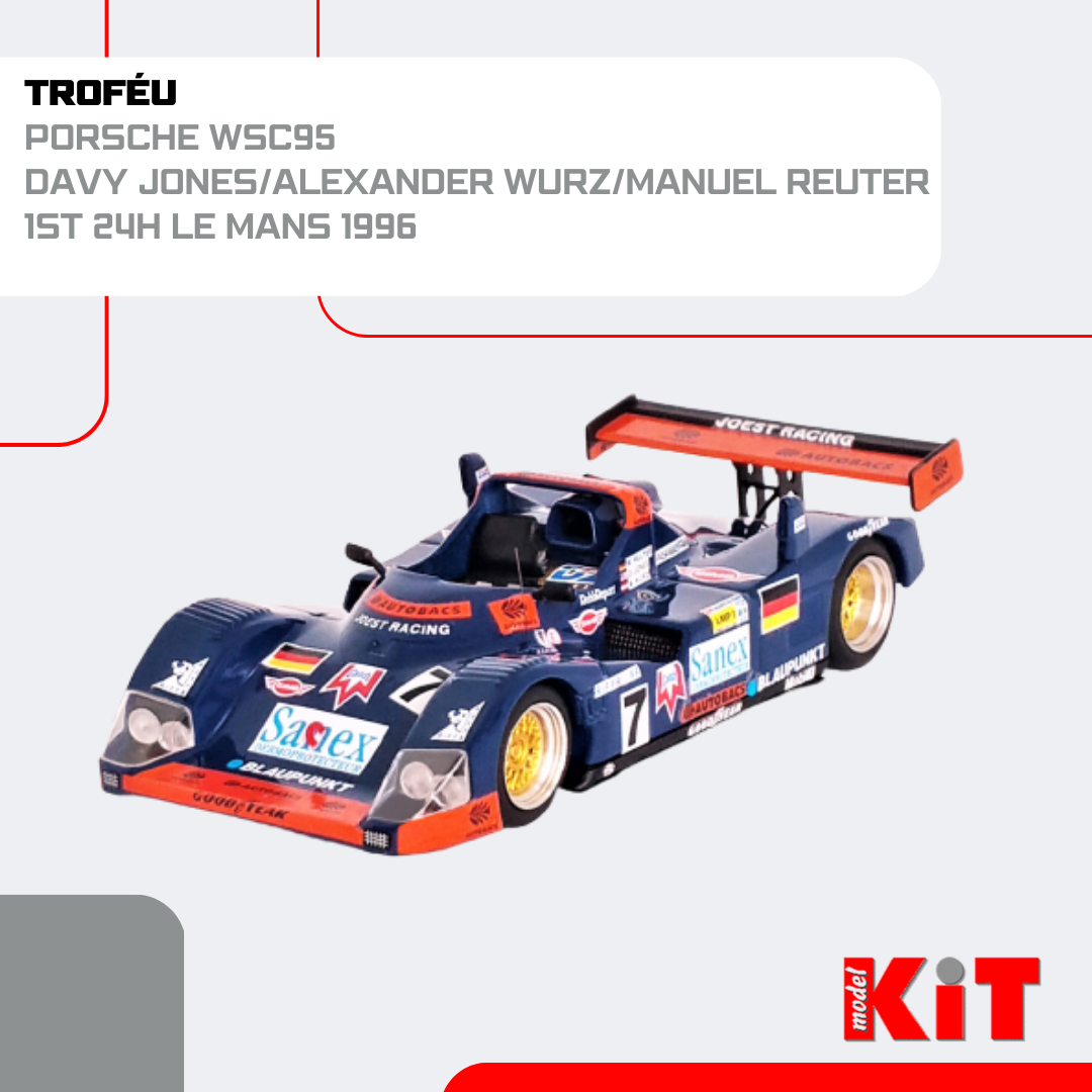 Porsche WSC95 - 1st 24H Le Mans 1996 Davy Jones/Alexander Wurz/Manuel Reuter