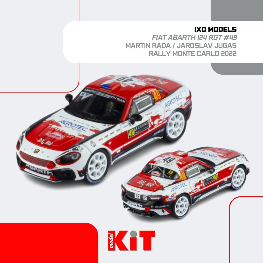 FIAT Abarth 124 RGT #49 - Martin Rada / Jaroslav Jugas - Rally Monte Carlo 2022