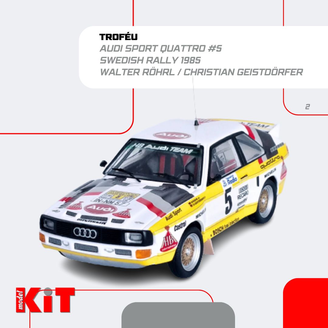 Audi Sport Quattro #5 - Walter Röhrl / Christian Geistdörfer - Swedish Rally 1985