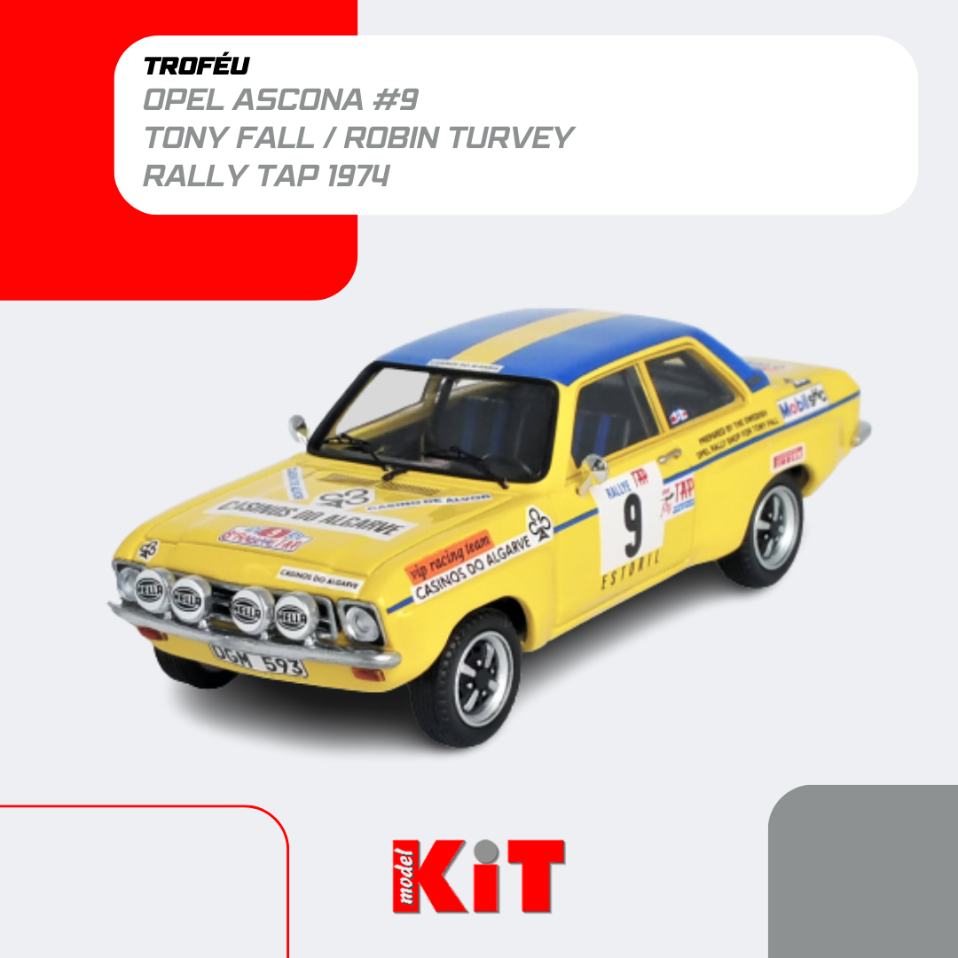 Opel Ascona #9 - Tony Fall / Robin Turvey - Rally TAP 1974
